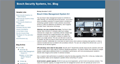 Desktop Screenshot of blog.boschsecurity.us